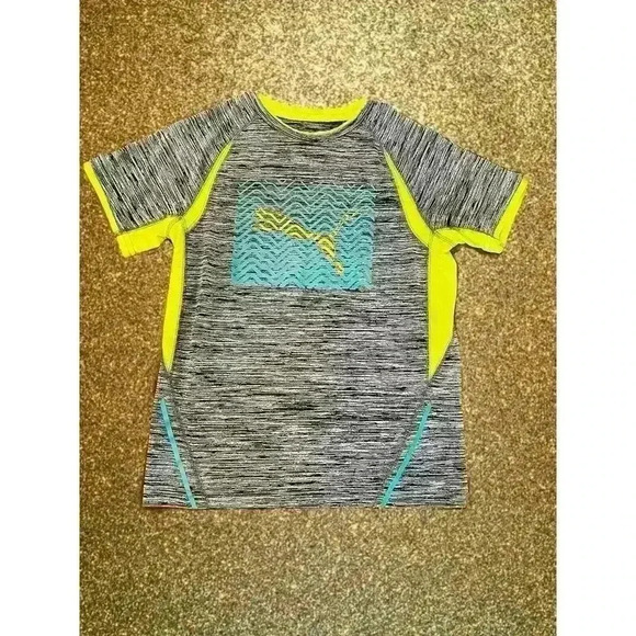 Puma Short Sleeve Activewear T Shirt Size Medium (0141) - Picture 1 of 10